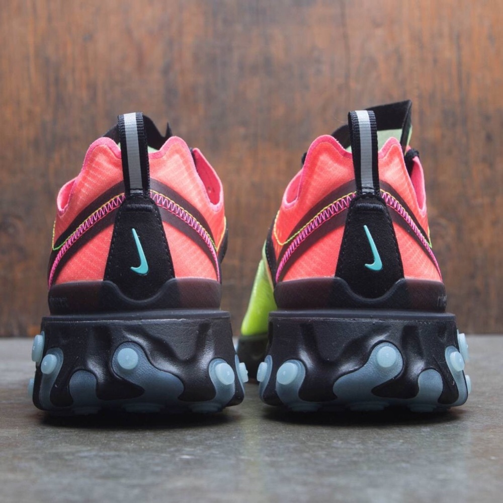 NIKE MEN REACT ELEMENT 87 (VOLT / AURORA GREEN) - Picture 2 of 7